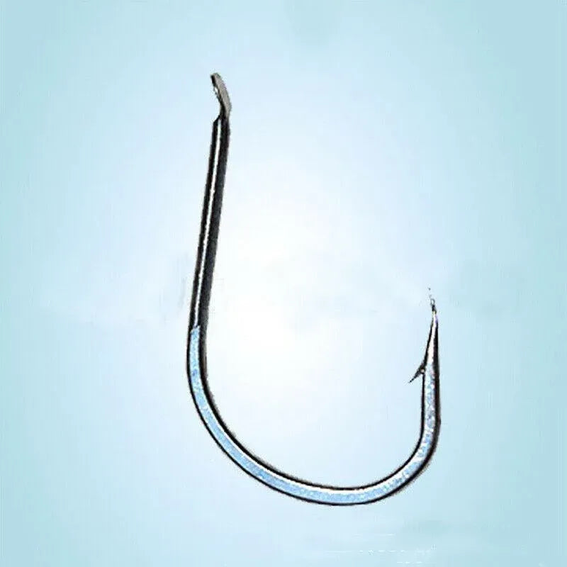 Fishing Hooks Octopus Style 100pcs Chemically Sharpened Assorted Sizes 3-12 - Gold