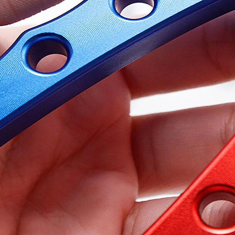 Aluminium Fishing Pliers Hook Remover Line Cutter Braid Mono Split Ring Fish Grip - Blue+Silver