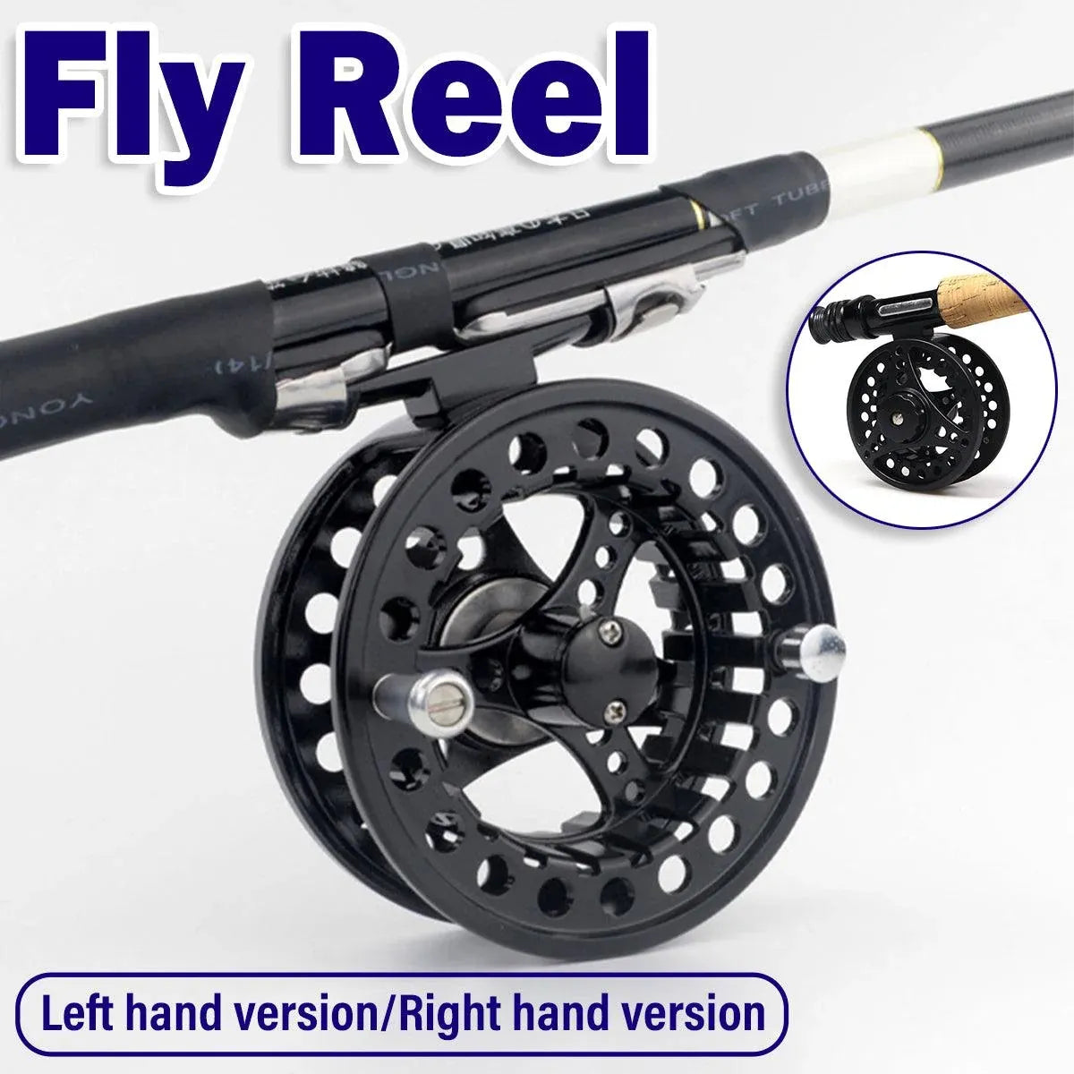 Fly Fishing Reel Line Reel Lightweight Spinning Reel Casting Reel for Fishing - Left
