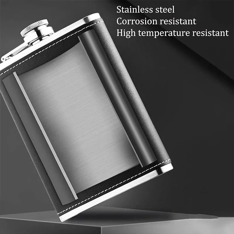 Portable Stainless Steel Wine Pot Small Outdoor Wine Bottle Wine Flask