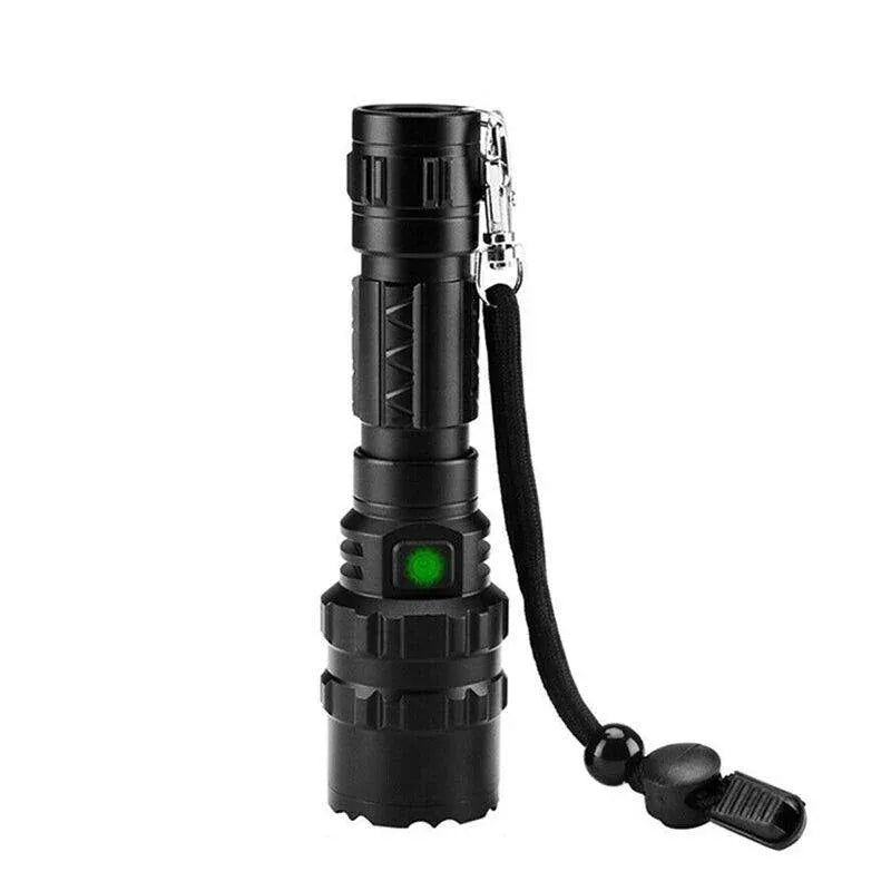 150000Lm Cree L2 Led Tactical Flashlight Usb Rechargeable Camping Hunting Torch
