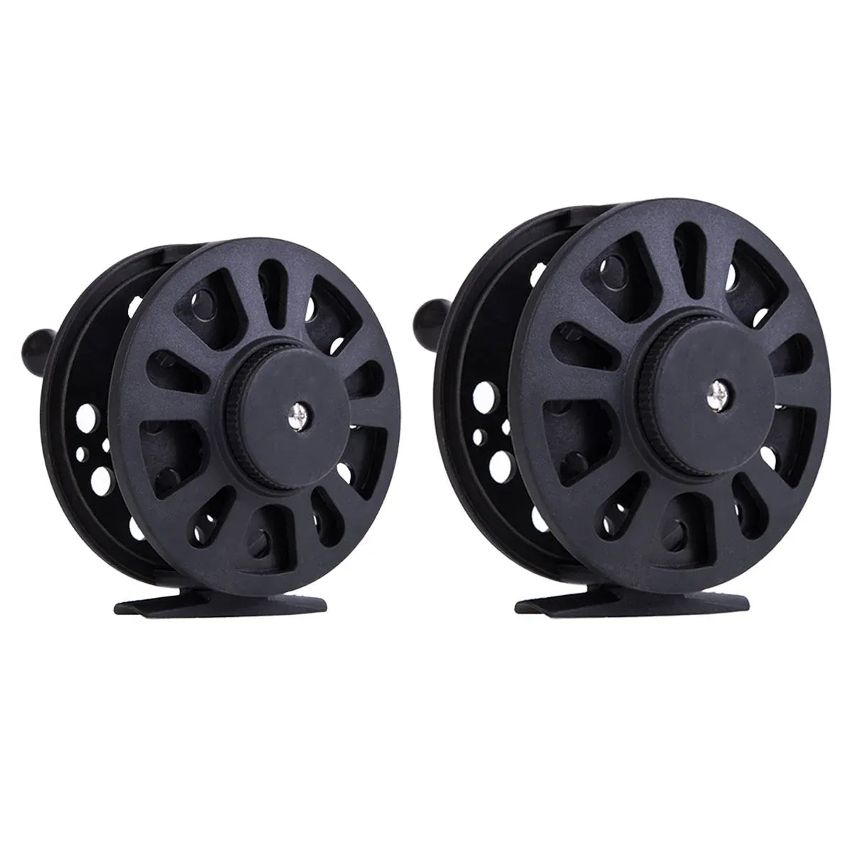 Plastic Front Wheel Fishing Gear Fly Fishing Tool Lightweight Fishing Accessory - 8.6X2.6cm