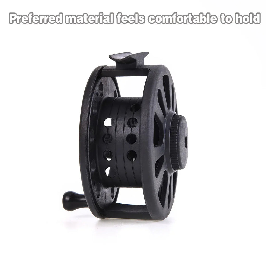 Plastic Front Wheel Fishing Gear Fly Fishing Tool Lightweight Fishing Accessory - 8.6X2.6cm
