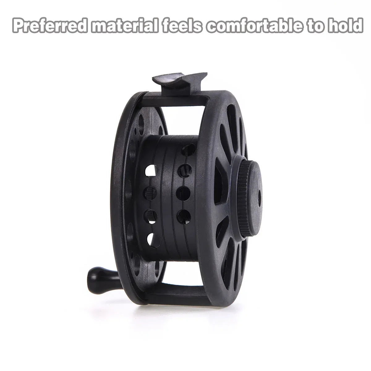 Plastic Front Wheel Fishing Gear Fly Fishing Tool Lightweight Fishing Accessory - 8.6X2.6cm