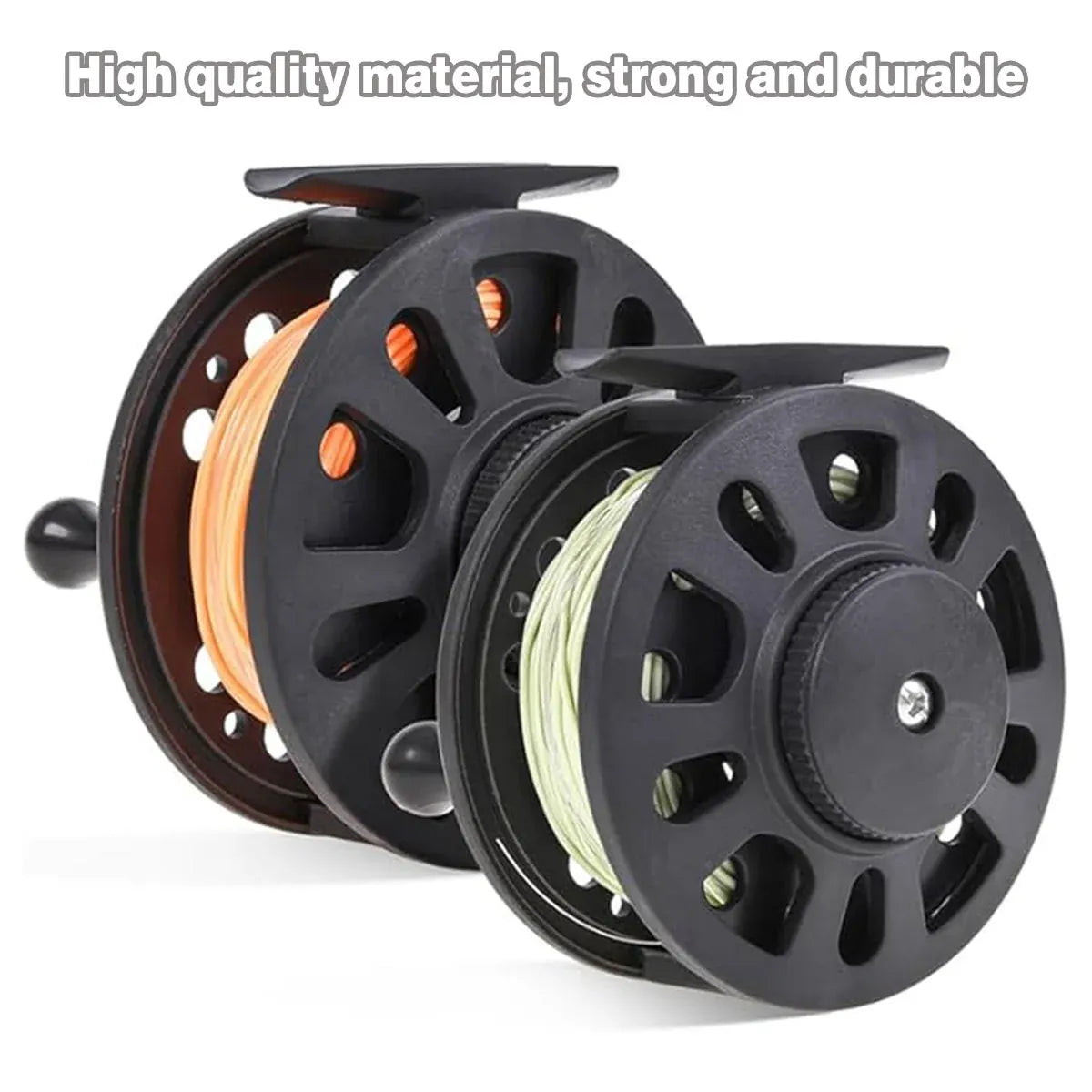 Plastic Front Wheel Fishing Gear Fly Fishing Tool Lightweight Fishing Accessory - 8.6X2.6cm