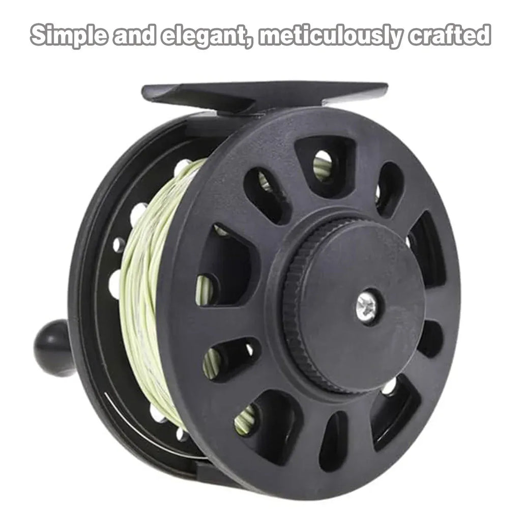 Plastic Front Wheel Fishing Gear Fly Fishing Tool Lightweight Fishing Accessory - 8.6X2.6cm