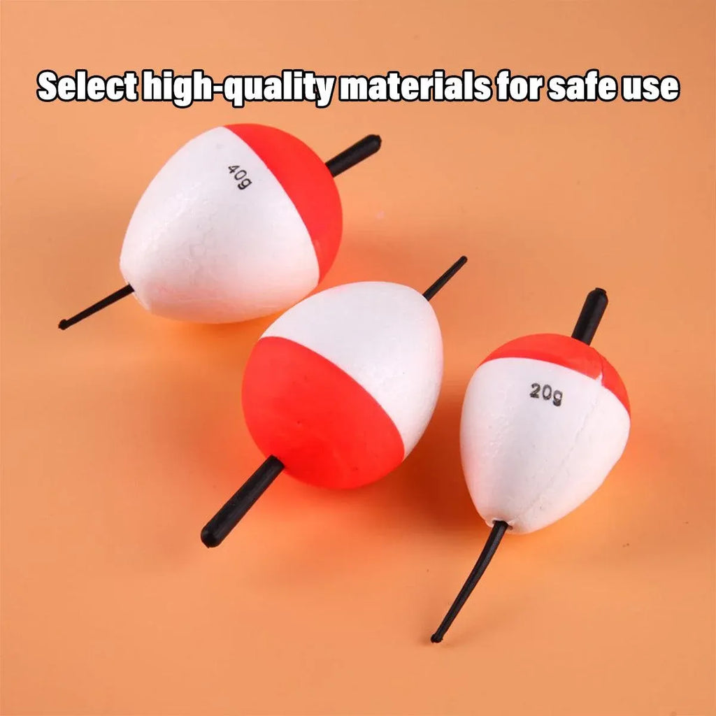 14pcs Red and White Fishing Float Bobber Set Buoy Tackle Accessories Freshwater