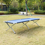 Folding Camping Bed Stretcher Light Weight Camp Hiking Portable with Carry Bag