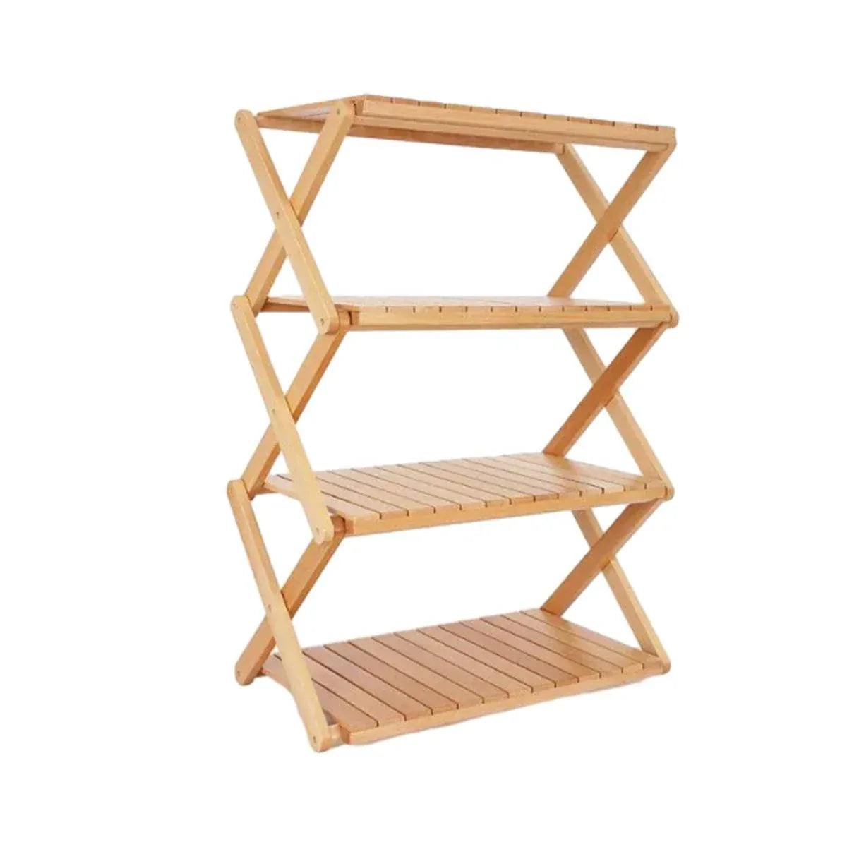 Portable Camping Shelf Multi-functional Picnic Organizer Folding Storage Rack