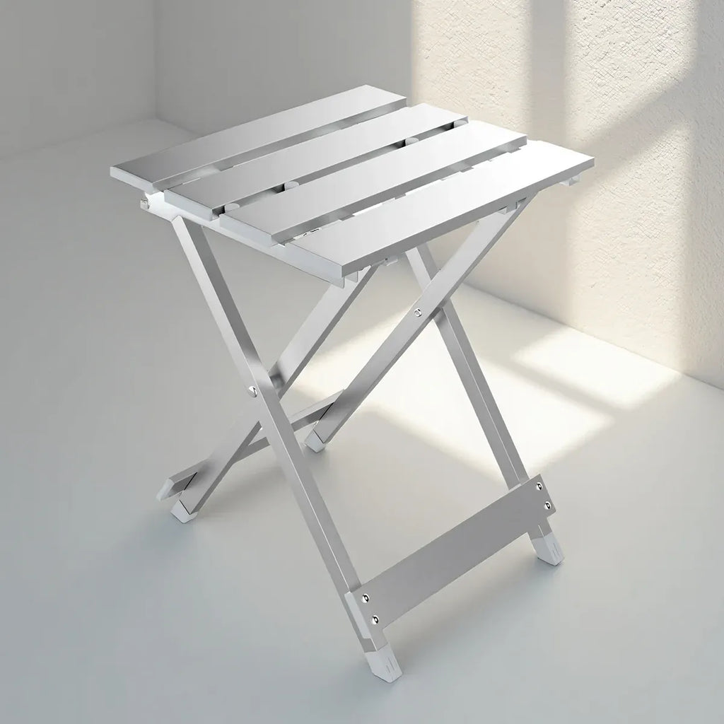Lightweight Aluminum Alloy Folding Stool Portable for Camping Hiking Fishing