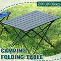 Camping Folding Table Picnic Outdoor Foldable Tables Aluminium Portable BBQ Desk