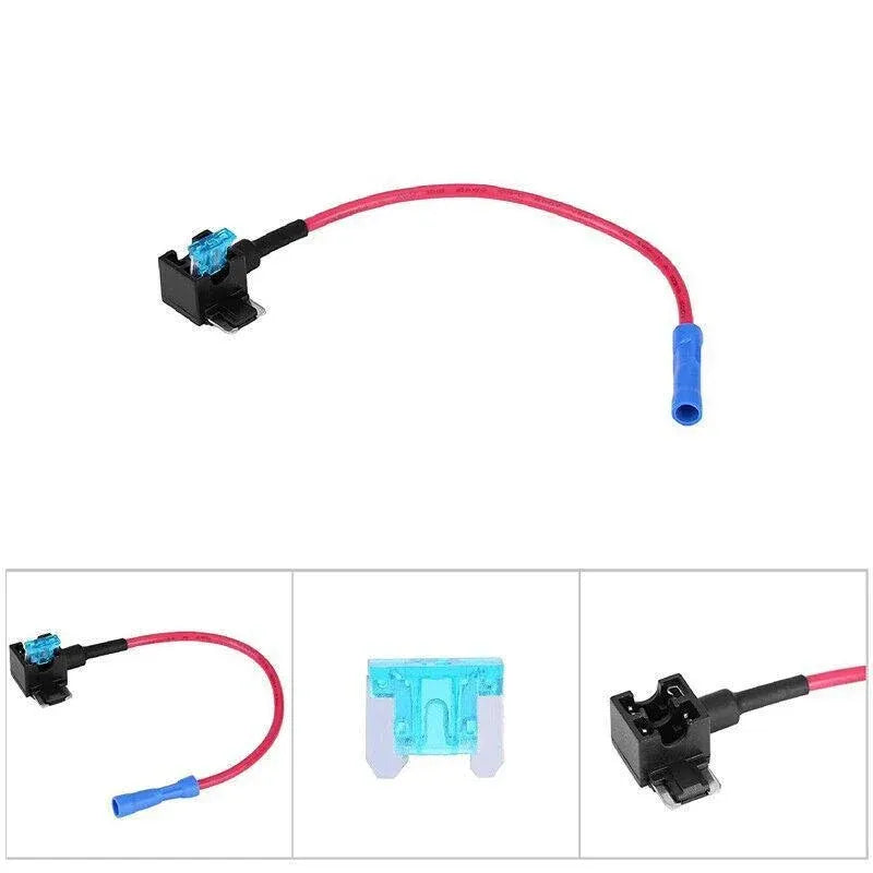 5PCS Add A Circuit Fuse Tap Car Micro Blade Fuse Box Holder 12V Low Profile