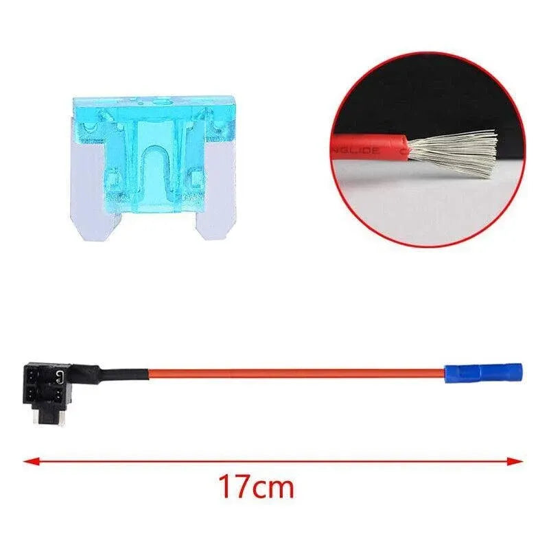5PCS Add A Circuit Fuse Tap Car Micro Blade Fuse Box Holder 12V Low Profile