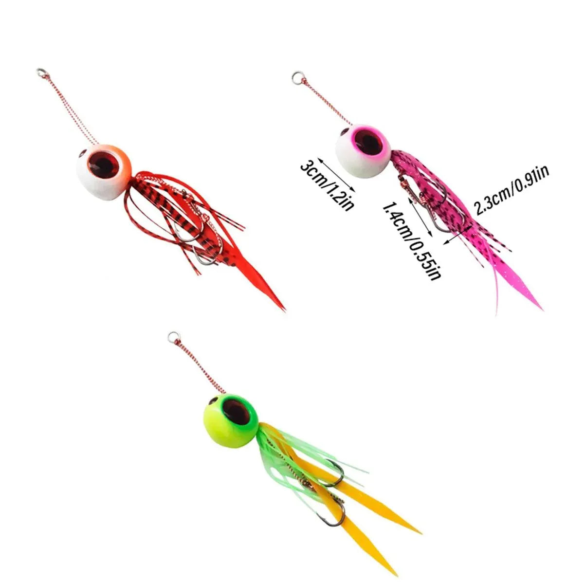 Luminous Fishing Lures Glow Fake Lures Bright Artificial Baits for Night Fishing