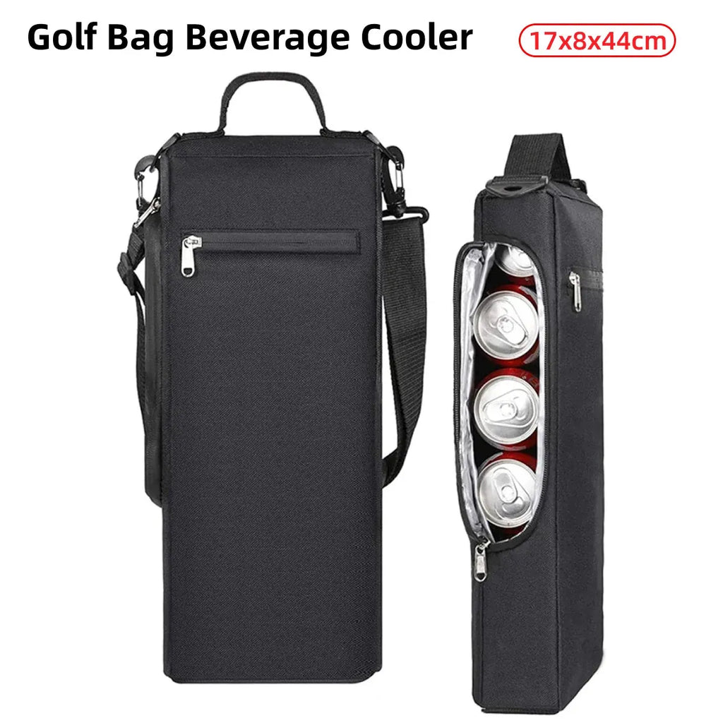 Portable Insulated Golf Cooler Bag Cold Storage Beverage Ice Bag for Cans Drinks