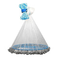 Frisbee Hand Casting Fishing Net Easy Throw Bait Net Swinging Tackle Gear - 240cm