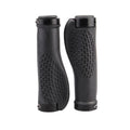 Ergonomic MTB Bike Handlebar Grips 2PCS Lock On Rubber Cycling Mountain Bicycle - Black