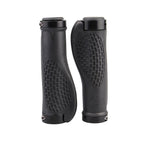 Ergonomic MTB Bike Handlebar Grips 2PCS Lock On Rubber Cycling Mountain Bicycle - Black