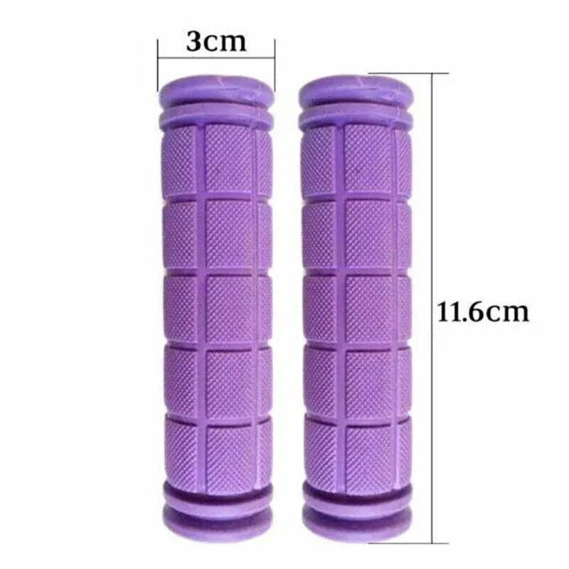 Rubber Grips For Bmx Mtb Cycle Road Mountain Bike Scooter Bicycle Handle Bar - Light Blue