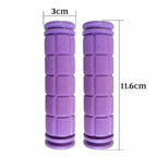 Rubber Grips For Bmx Mtb Cycle Road Mountain Bike Scooter Bicycle Handle Bar - Purple