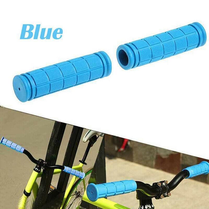 Rubber Grips For Bmx Mtb Cycle Road Mountain Bike Scooter Bicycle Handle Bar - Purple