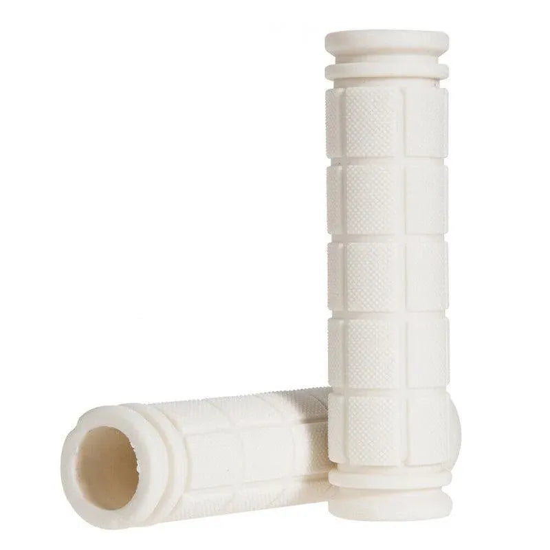 Rubber Grips For Bmx Mtb Cycle Road Mountain Bike Scooter Bicycle Handle Bar - White