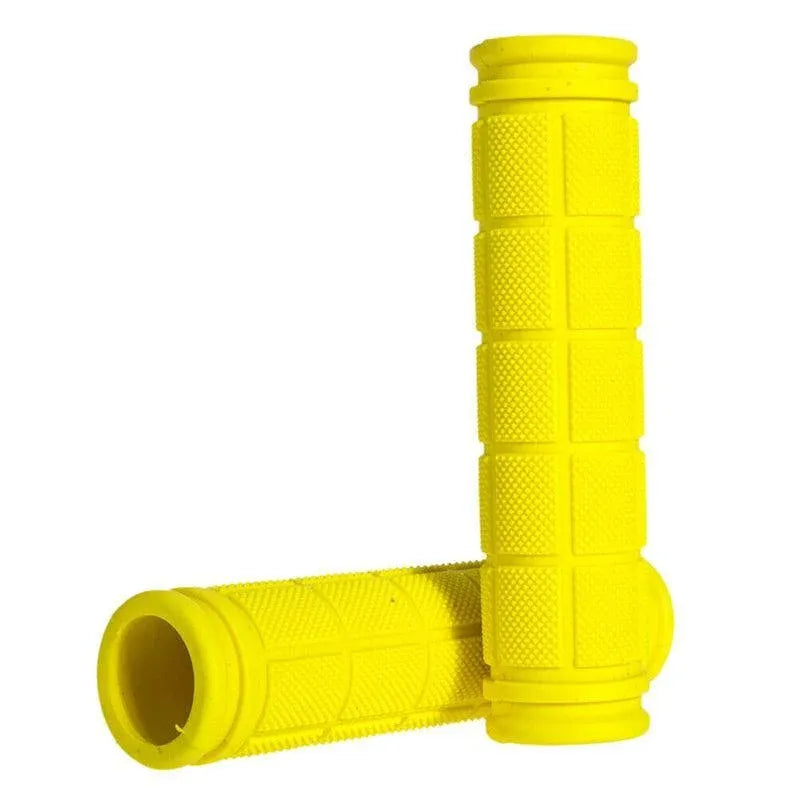 Rubber Grips For Bmx Mtb Cycle Road Mountain Bike Scooter Bicycle Handle Bar - Yellow