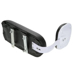 Bike Rear Seat Kit Set Carrier Cushion Backrest Footrest Safe for Bicycle Use