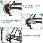 Bike Rear Seat Kit Set Carrier Cushion Backrest Footrest Safe for Bicycle Use