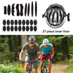 9 X Universal Bicycle Bike Cycling Helmet Padding Kit Replacement Foam Pads Set
