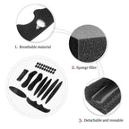 9 X Universal Bicycle Bike Cycling Helmet Padding Kit Replacement Foam Pads Set