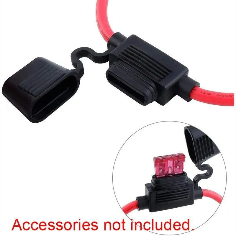 10Pcs 12V 40A Waterproof Standard Blade Inline Fuse Holder
