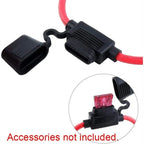 10Pcs 12V 40A Waterproof Standard Blade Inline Fuse Holder