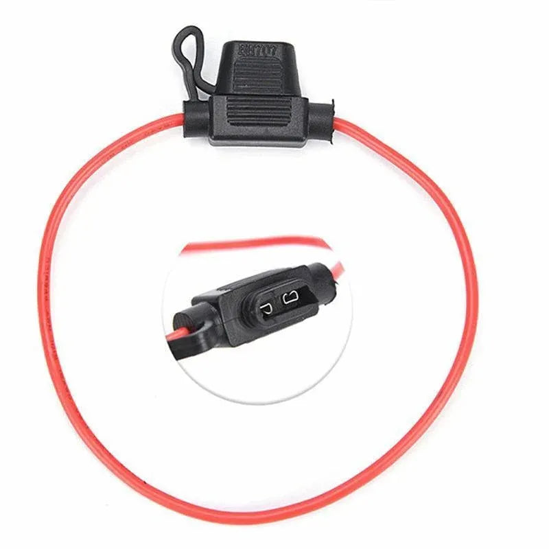 10Pcs 12V 40A Waterproof Standard Blade Inline Fuse Holder