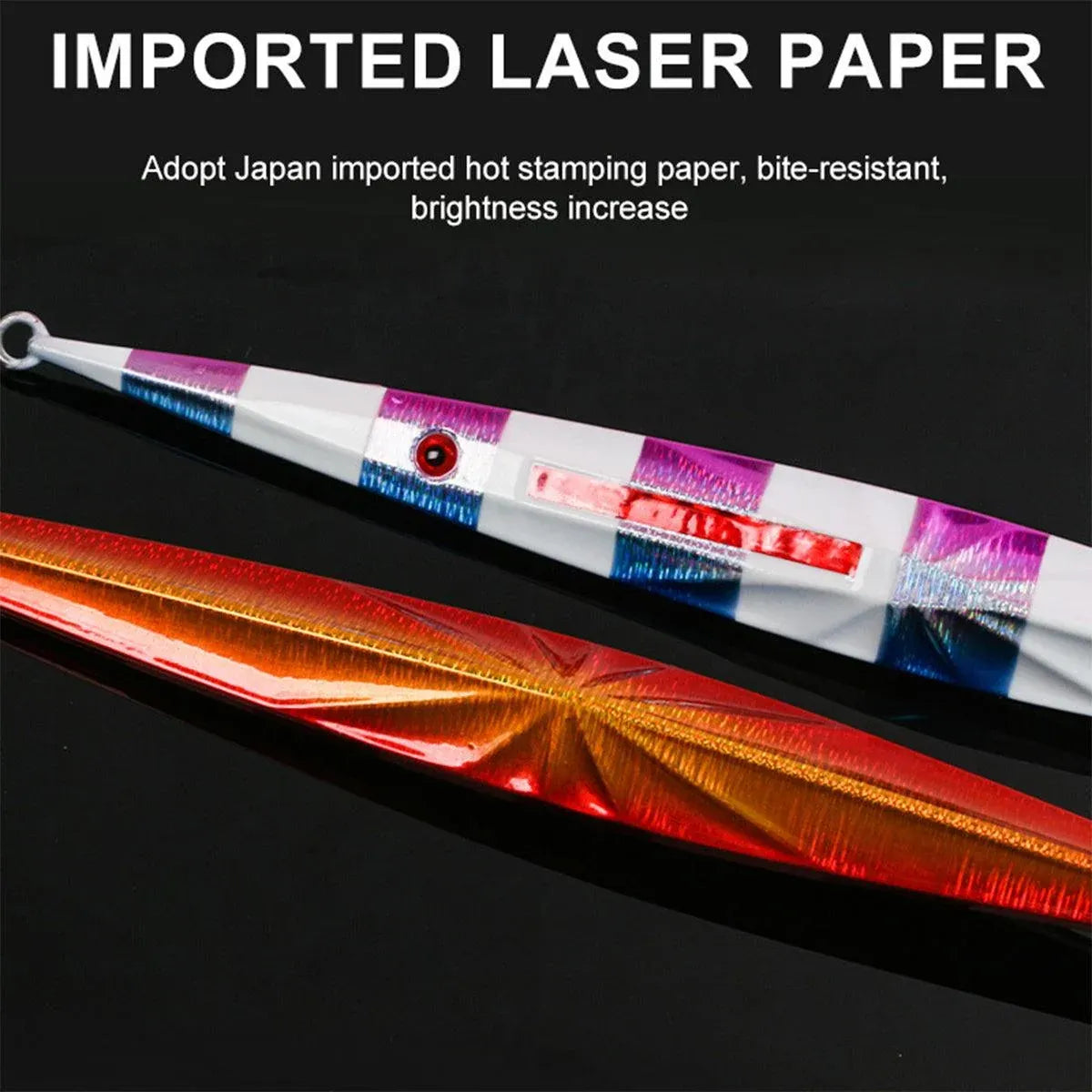 Glow in the Dark Fishing Lure Bionic Jigging Bait 150-400g Deep Sea Tackle - Dazzling colour-250g