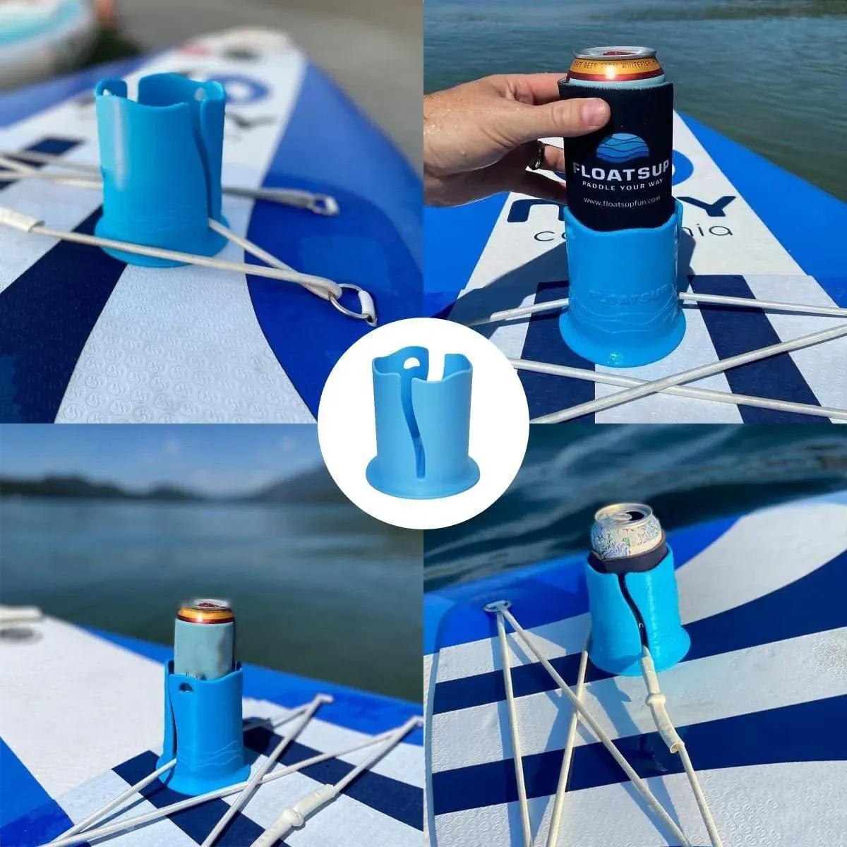 2X Kayak Beverage Drink Holder Anti Tipping Surfboard Car Water Bottle CupHolder