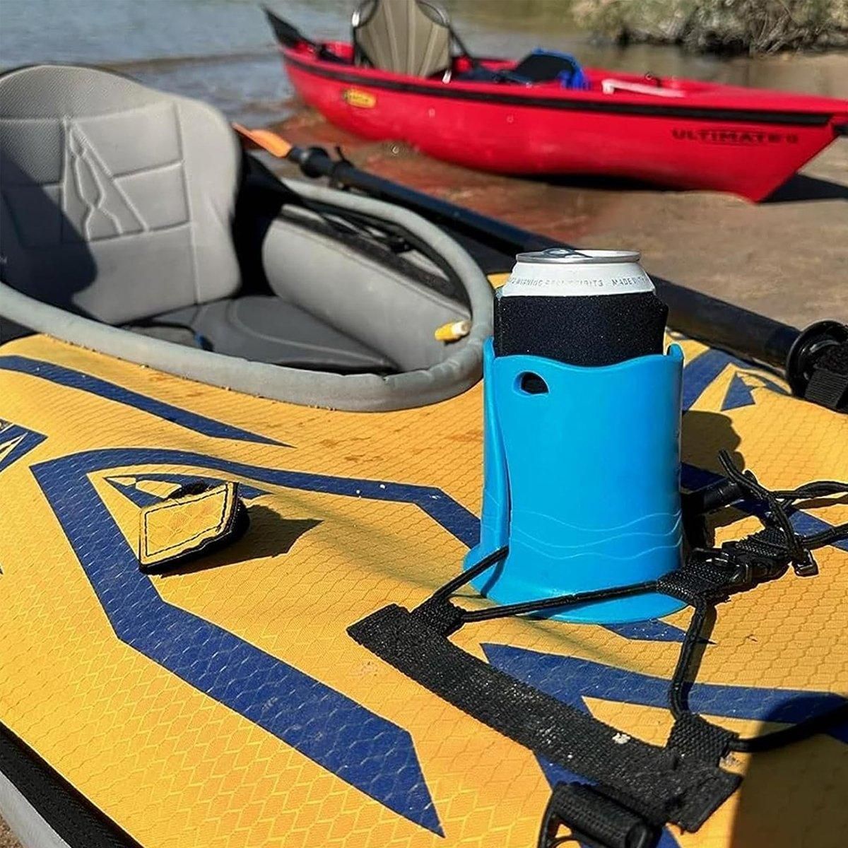2X Kayak Beverage Drink Holder Anti Tipping Surfboard Car Water Bottle CupHolder