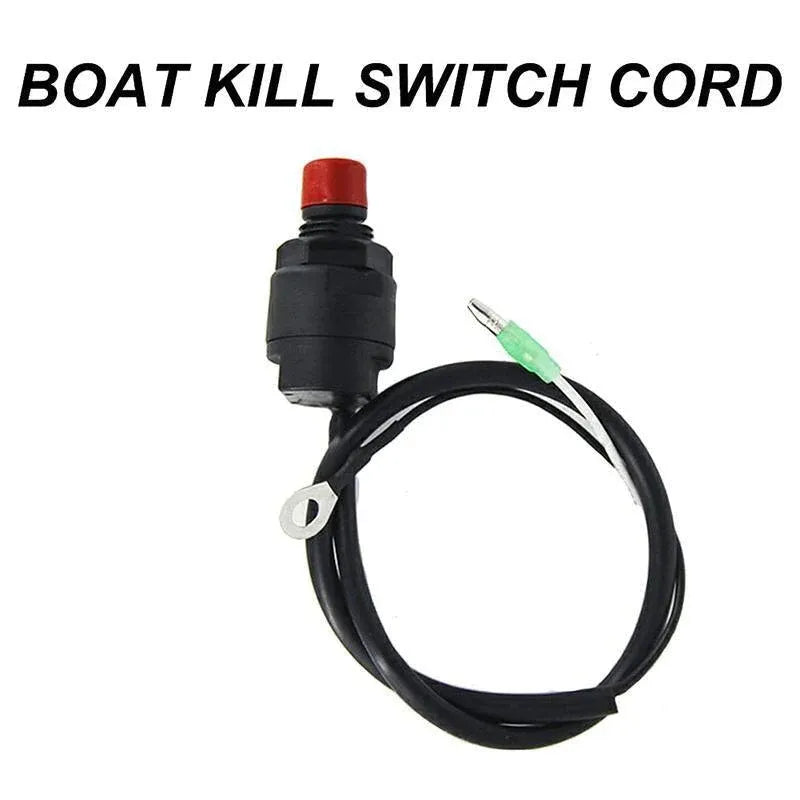Boat Outboard Engine Motor Kill Stop Switch Emergency Tether Lanyard For Yamaha