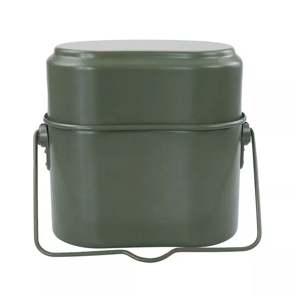 3 In 1 Camping Mess Kit Canteen Cookware Set For Hiking Bushcraft Cooking