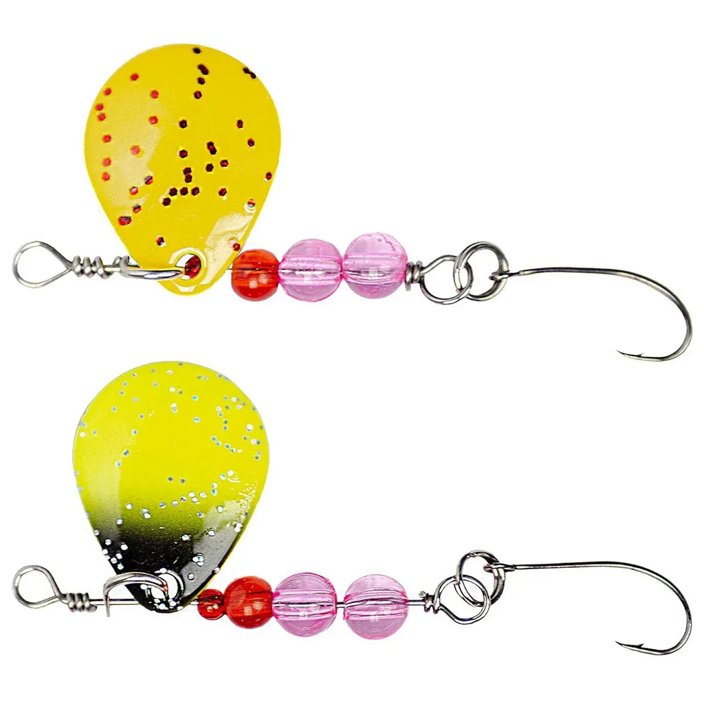 2.2g Spinner Baits Fishing Lures Kit for Trout Bass Freshwater Fishing Tackle