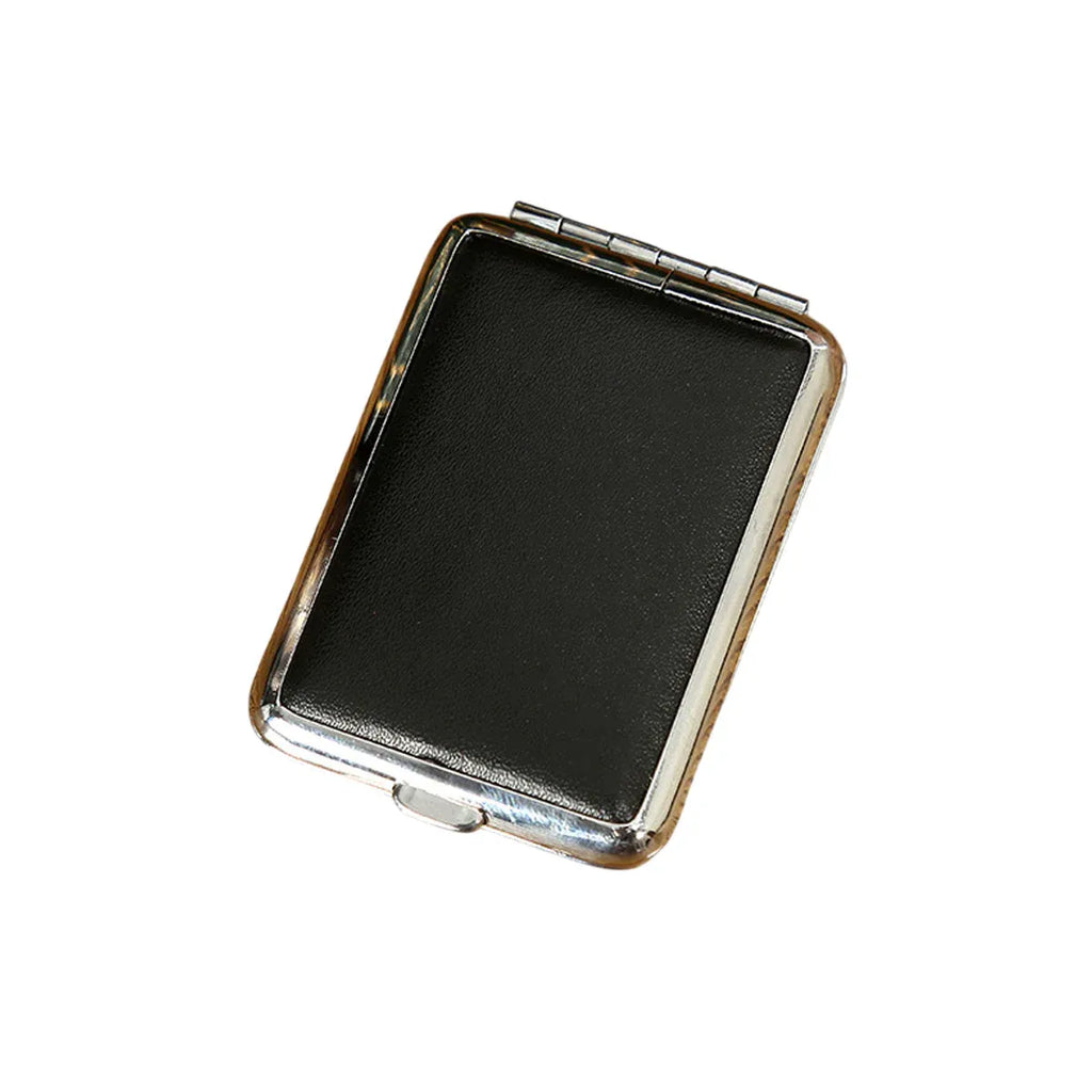 Portable Metal Matchbox Case Compact Storage Box Outdoor Camping Hiking - Black