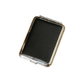 Portable Metal Matchbox Case Compact Storage Box Outdoor Camping Hiking - Black