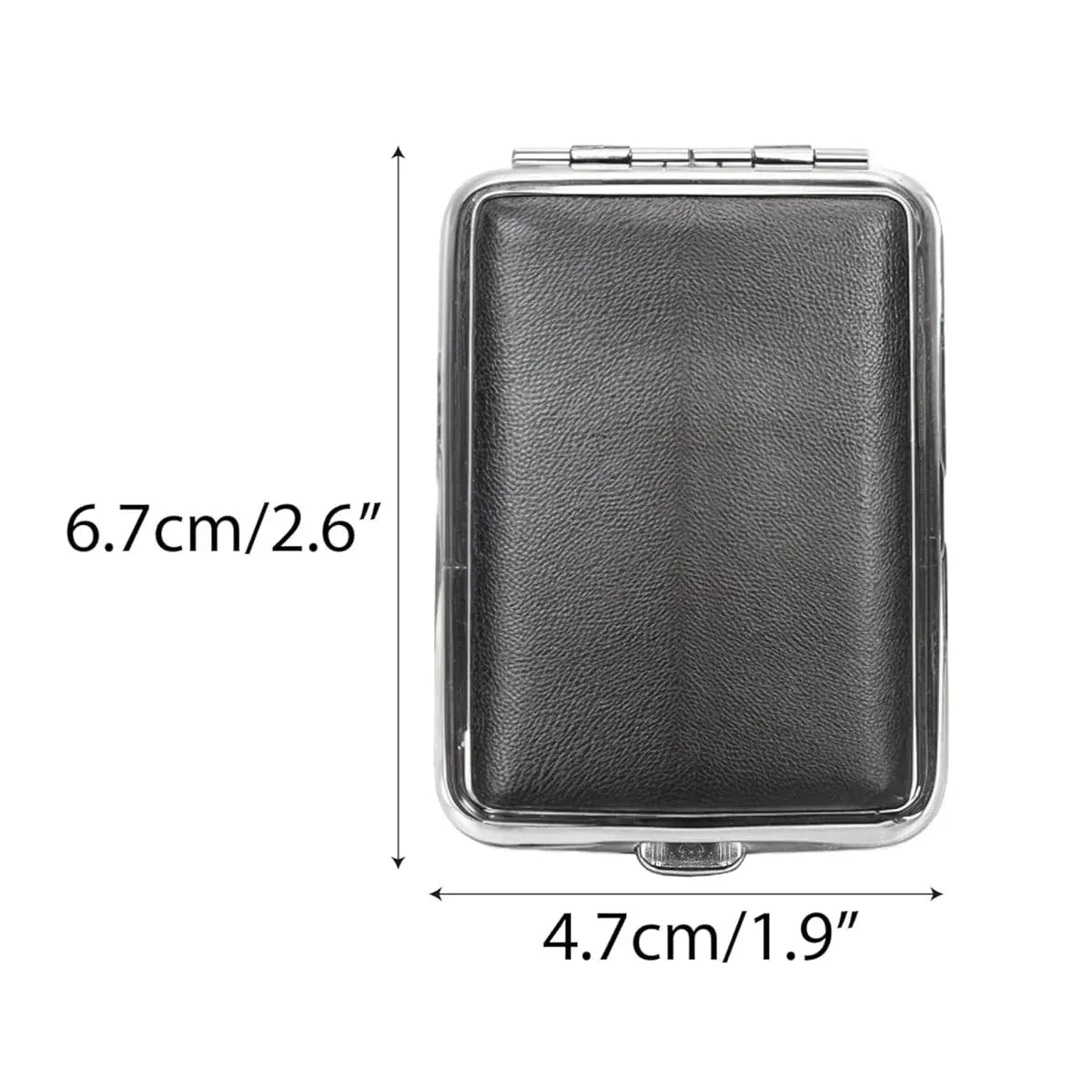 Portable Metal Matchbox Case Compact Storage Box Outdoor Camping Hiking - Silver