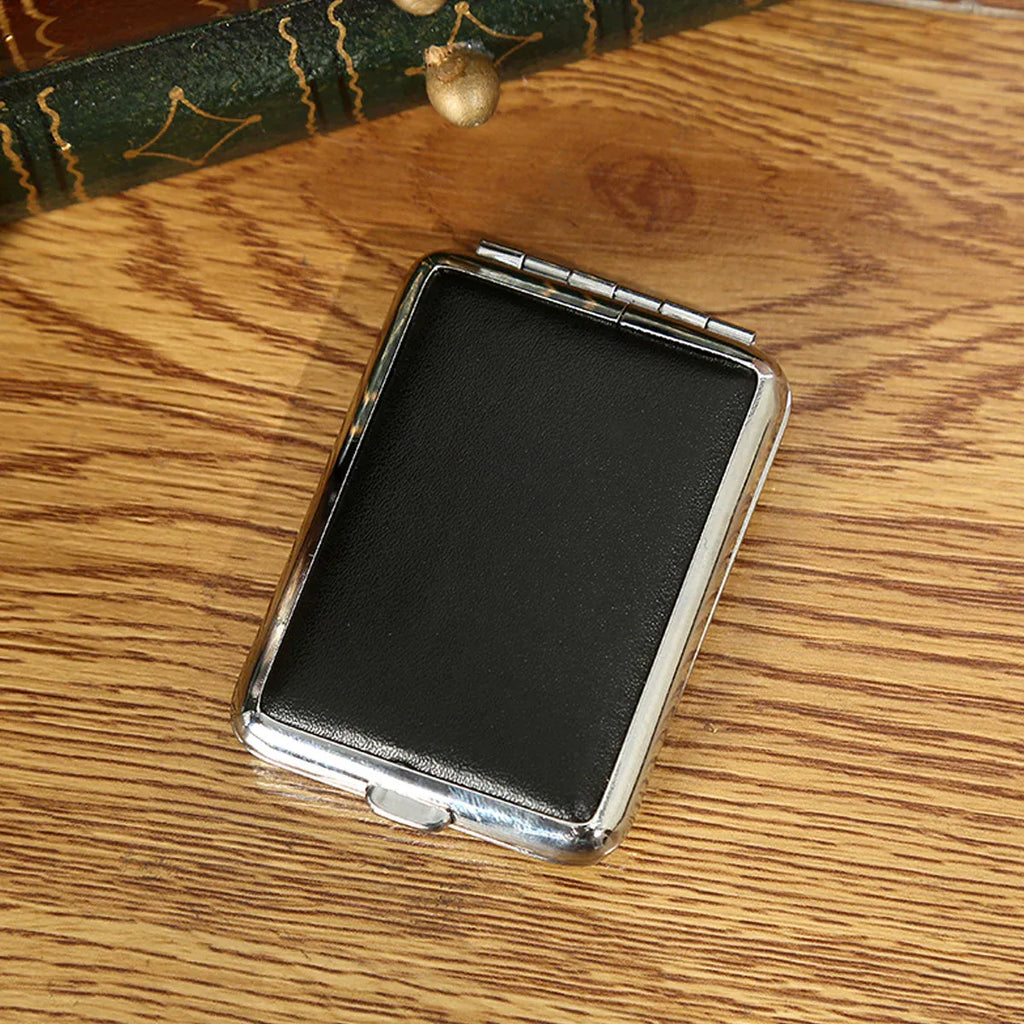 Portable Metal Matchbox Case Compact Storage Box Outdoor Camping Hiking - Silver