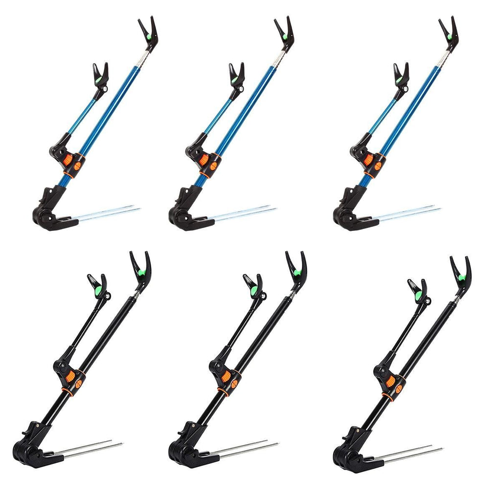 Bracket Fishing Rod Holder Multi Functional Rod Stand for Fishing and Outdoors - Blue-170cm