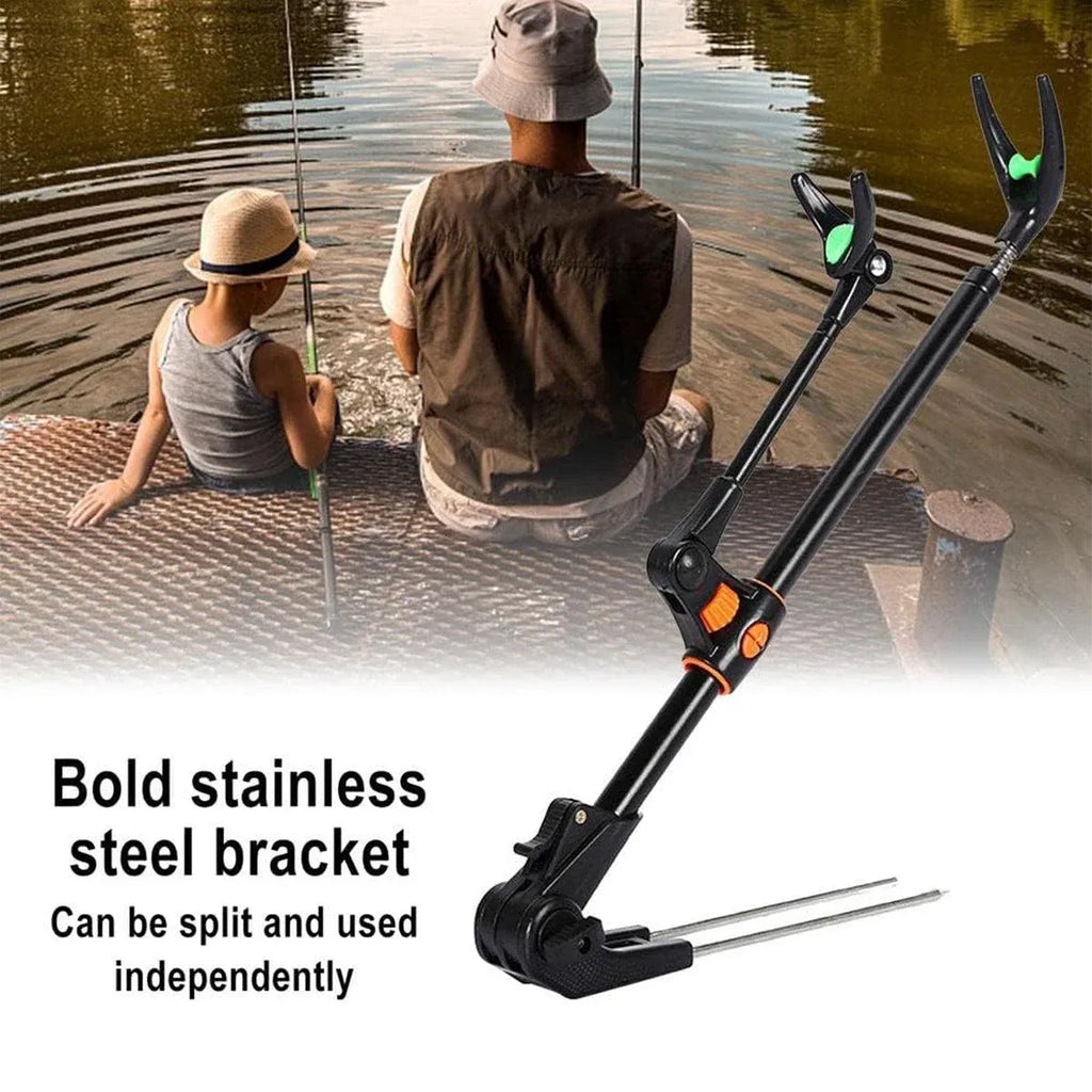 Bracket Fishing Rod Holder Multi Functional Rod Stand for Fishing and Outdoors - Blue-170cm