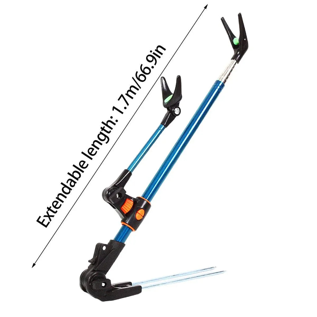Bracket Fishing Rod Holder Multi Functional Rod Stand for Fishing and Outdoors - Blue-170cm
