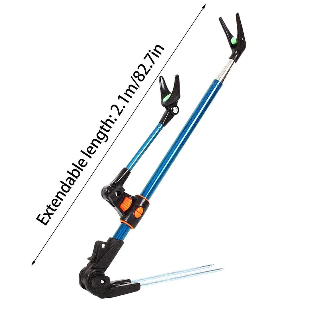 Bracket Fishing Rod Holder Multi Functional Rod Stand for Fishing and Outdoors - Blue-170cm