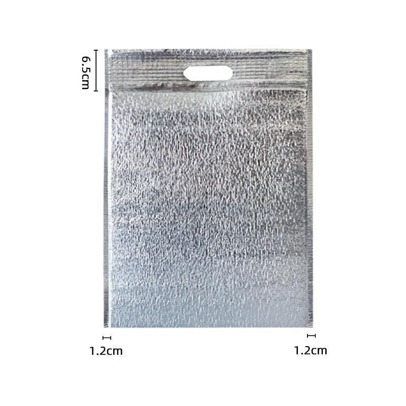 100Pcs Aluminum Foil Insulated Food Storage Bags for Thermal Cooling - 20*30CM-100PCS