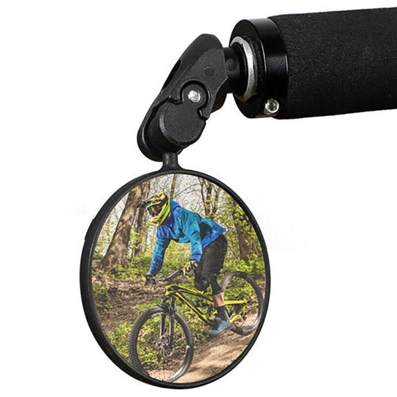 Adjustable Bicycle Rearview Mirror Convex Lens for MTB and Road Bikes